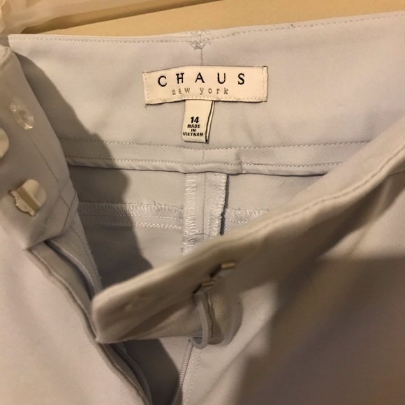 Light blue/grey straight leg pants - Picture 2 of 4